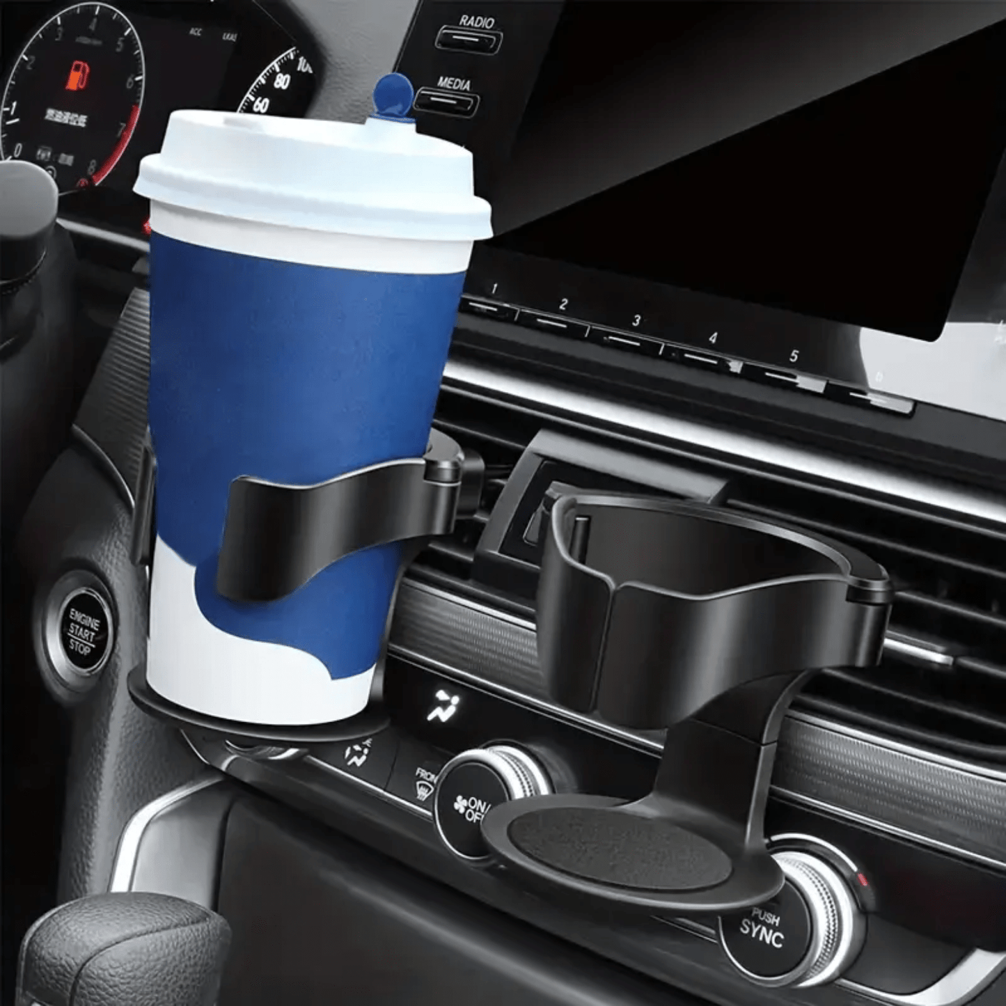 CupMate™ Premium Auto Cup Holder – Safe & Always Within Reach