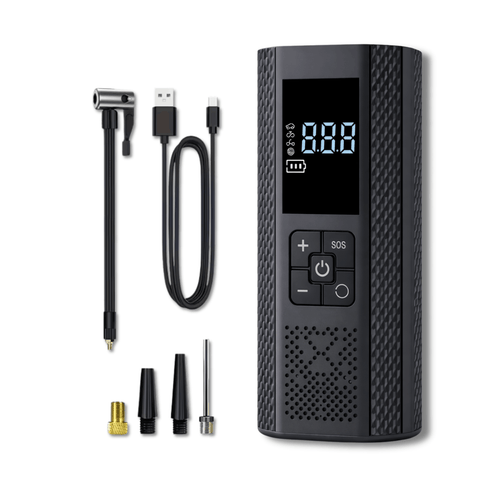 Wireless Air Compressor with Digital Display for Car, Bike, and Ball
