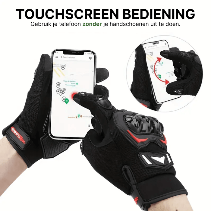Operate your phone while wearing gloves.