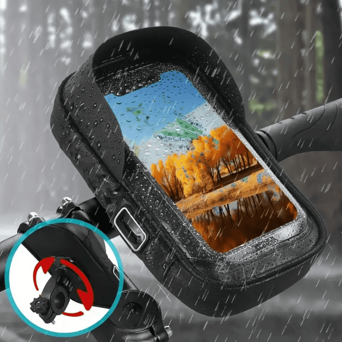 Stays in place, even on rough terrain