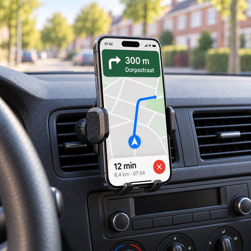 Topk™ Car Phone Holder | 360° Rotatable & One-Handed
