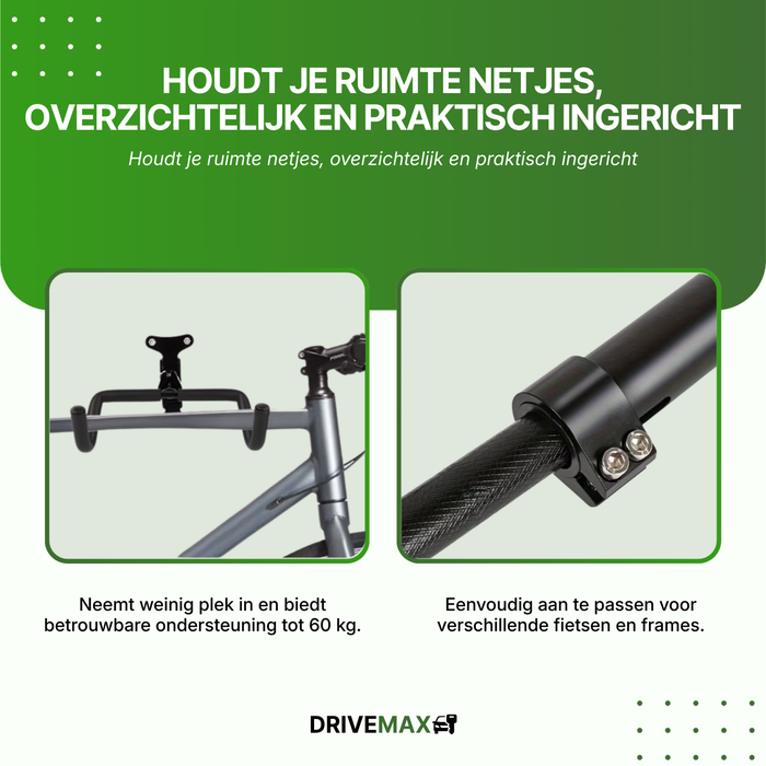 Je fiets hangt veilig, dag na dag