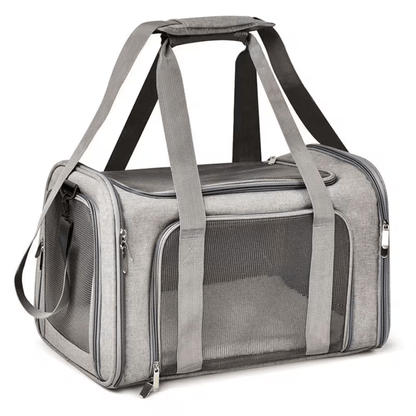 PawVoyage Travel Carrier for Cats – Comfortable & Ventilated Carrying Bag