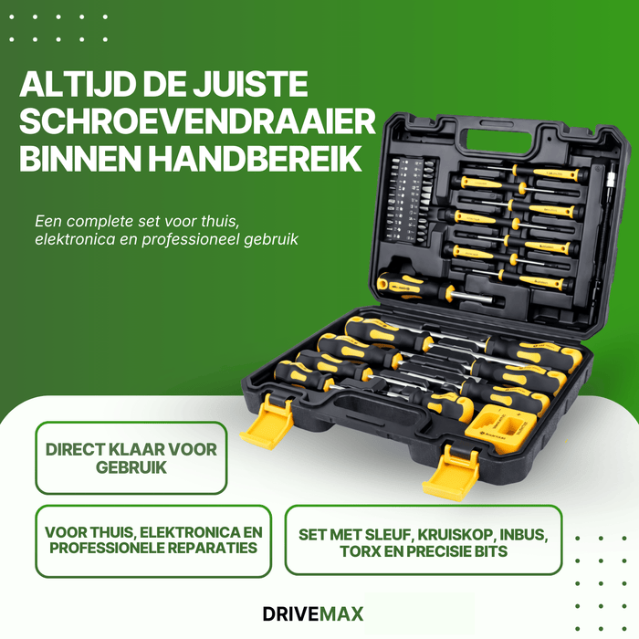 Altijd het juiste gereedschap bij de hand.