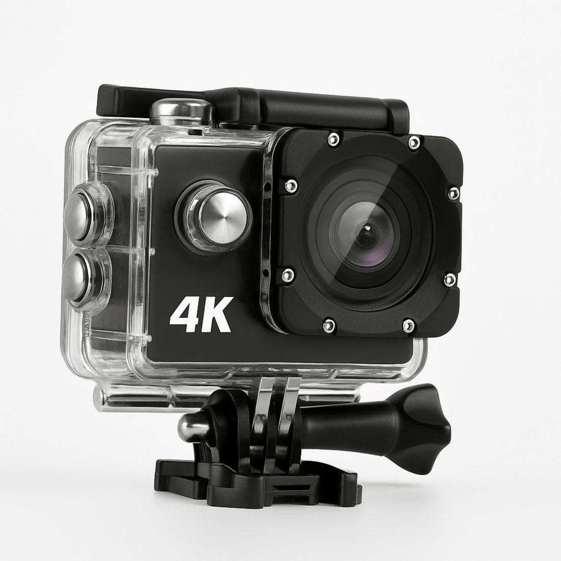 4K Action Camera with 170° Wide Angle – Waterproof, App Control & Ultra HD Image Quality