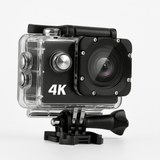4K Action Camera with 170° Wide Angle – Waterproof, App Control & Ultra HD Image Quality