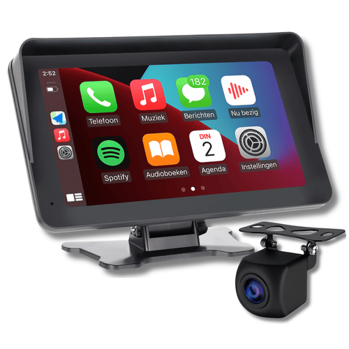 DriveMate One – Wireless Apple CarPlay & Android Auto Screen for Any Car