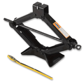 Compact Scissor Car Jack with Ratchet Wrench and Steel Base