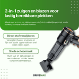 Cordless handheld vacuum with 2-in-1 vacuum and blower function for quick cleaning of dust, crumbs, and hard-to-reach areas.