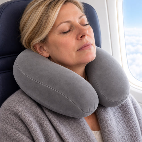 DreamRest™ Neck Pillow – Ergonomic & Washable Travel Pillow