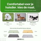 Dog seat cushion for car and home available in small, large, and extra large sizes with multiple color options.