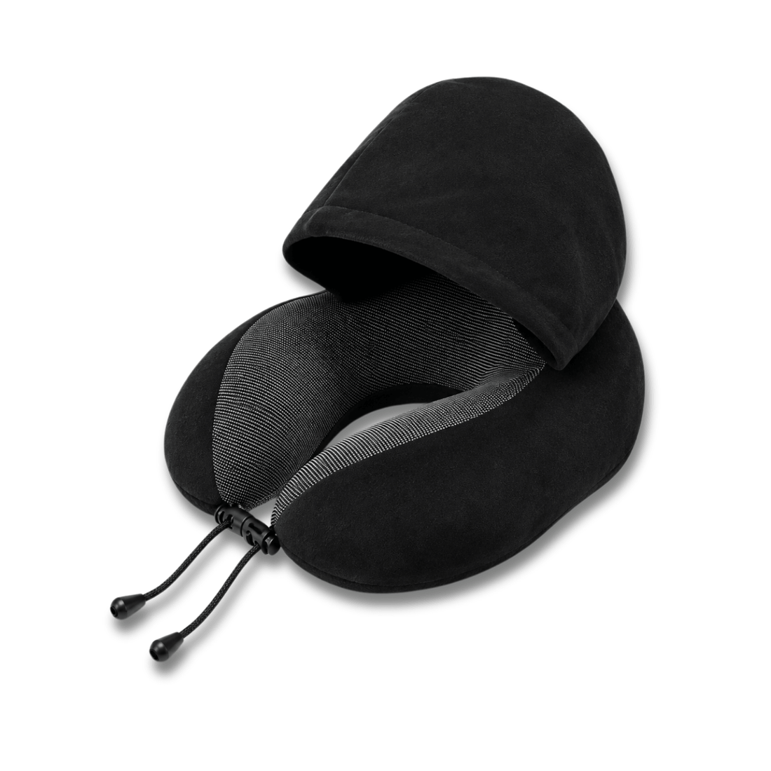 Ergonomic travel pillow with memory foam for the car