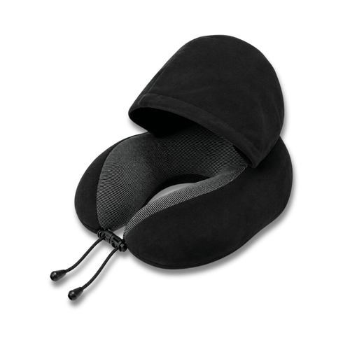 Ergonomic travel pillow with memory foam for the car