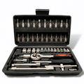 Premium 46-Piece Screwdriver Set with Ratchet Wrench