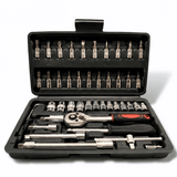 Premium 46-Piece Screwdriver Set with Ratchet Wrench
