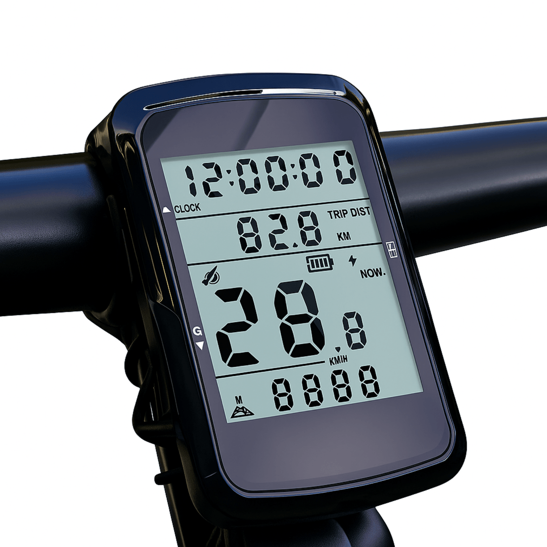 VeloxRide™ Bike Computer – Wireless, Rechargeable & 35h Battery
